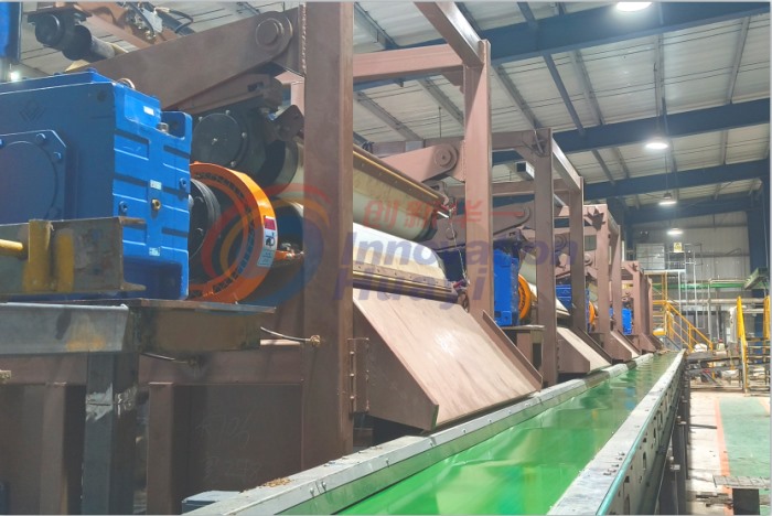 河南五臺高壓帶式壓濾機牛糞脫水現場